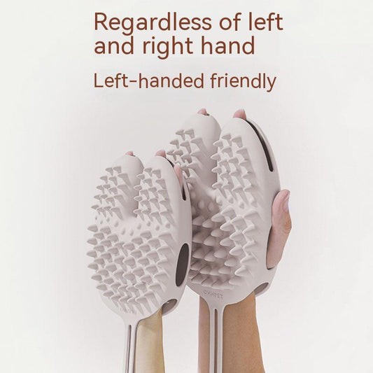 Pet grooming brush