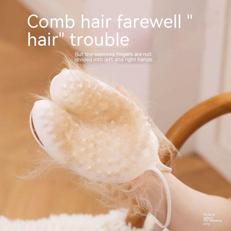 Pet grooming brush