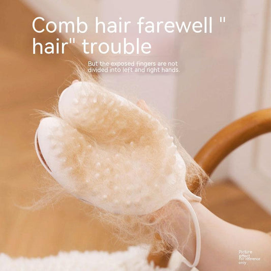 Pet grooming brush