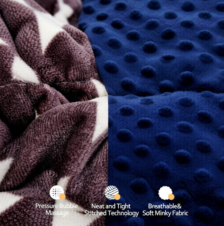 Gigli Pet washable anxiety blanket in calming product line, soft fabric with soothing textures for stress relief.