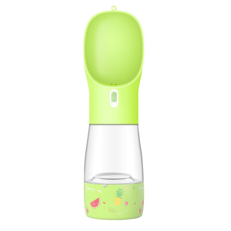 Portable pet water bottle and feeder