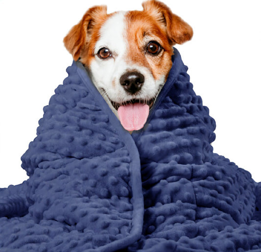 Gigli Pet washable anxiety blanket in calming colors, designed to comfort pets and reduce stress.
